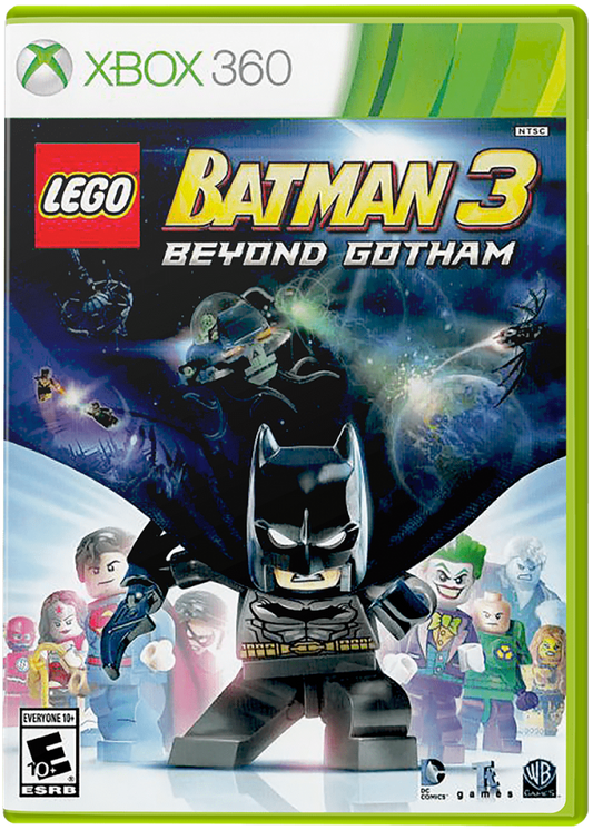 LEGO Batman 3: Beyond Gotham cover art for Xbox 360 (X360) video game