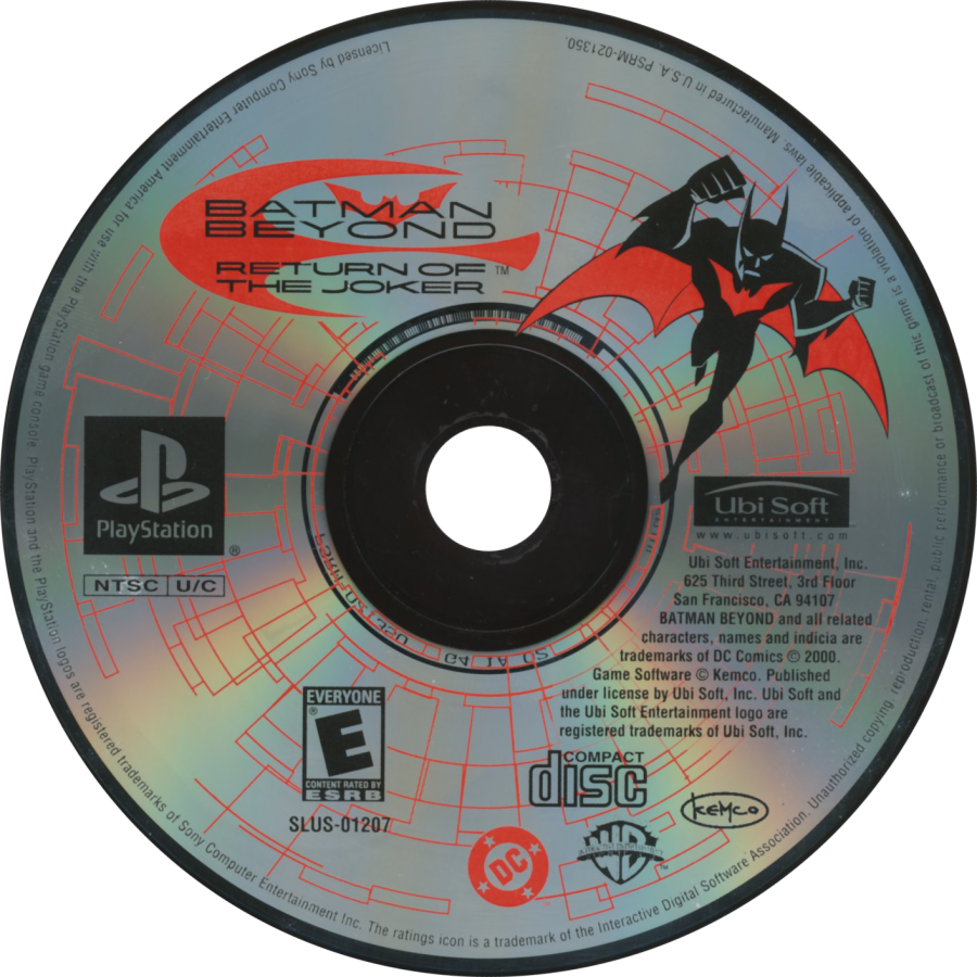 Batman Beyond PlayStation PS1 for action adventure video game fans featuring futuristic superhero combat crime fighting missions Gotham City exploration powerful gadgets fast paced battles based on the animated series platforming action classic PlayStation gameplay collectible gaming appeal game disc