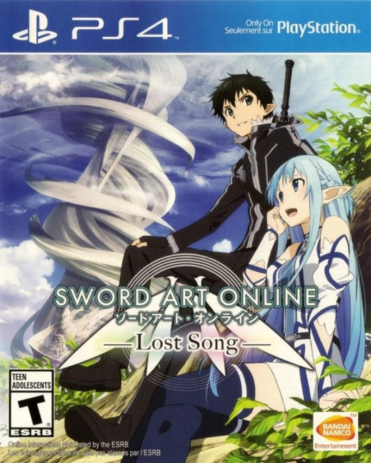 Sword Art Online: Lost Song cover art for PlayStation 4 (PS4) video game
