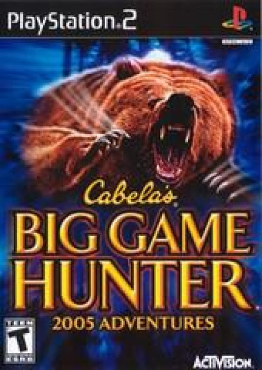 Cabela's Big Game Hunter: 2005 Adventures cover art for PlayStation 2 (PS2) video game