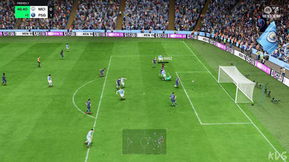 EA Sports FC 24 PlayStation 5 game featuring realistic soccer simulation, updated teams, and next-gen gameplay screenshot