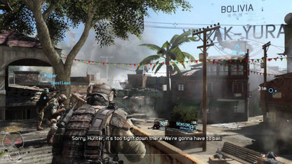 Ghost Recon Trilogy Xbox 360 inspired design featuring tactical military shooter aesthetic elite special forces combat realistic modern warfare stealth operations squad based missions Tom Clancy action gameplay cinematic battlefield atmosphere nostalgic HD era presentation gameplay