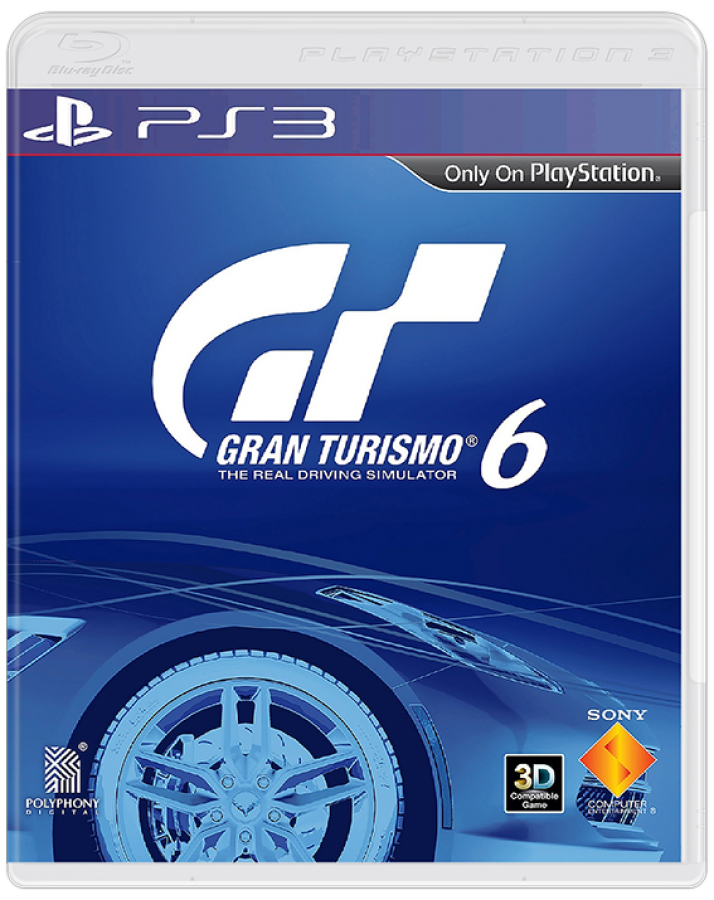Gran Turismo 6 cover art for PlayStation 3 (PS3) video game
