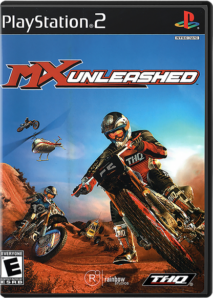 MX Unleashed – PlayStation 2 (PS2) motocross racing video game cover art