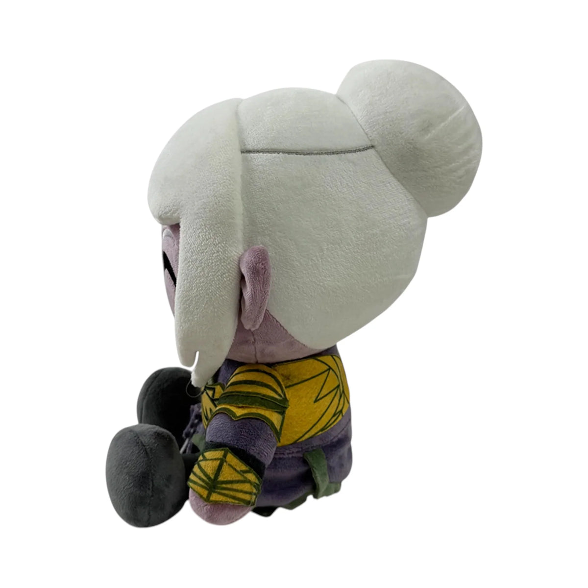Baldur's Gate 3 Minthara 9 Inch Plush collectible video game character plush featuring Minthara from Baldur's Gate 3 soft plush construction detailed drow character design 9 inch size huggable collectible display item fantasy gaming merchandise and pop culture collectible appeal left side