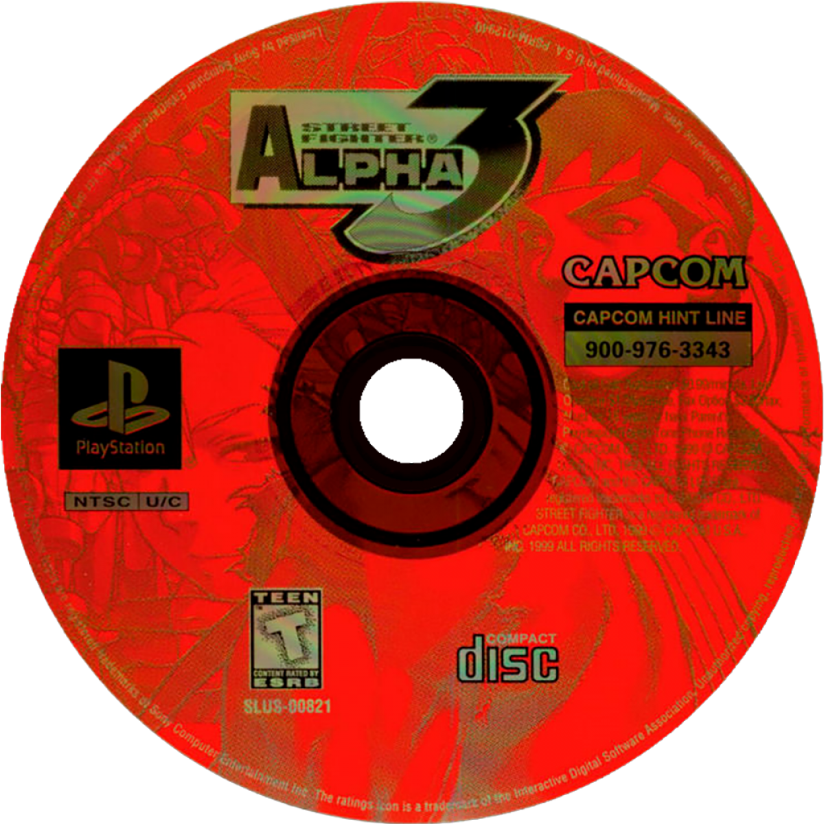 Street Fighter Alpha 3 game for the PlayStation featuring 2D fighting gameplay with a large character roster multiple fighting styles arcade and versus modes and fast paced competitive combat with combo based mechanics disc