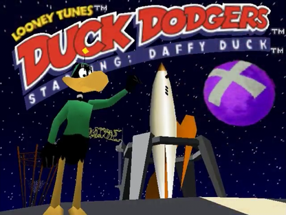 Duck Dodgers title screen for Nintendo 64 (N64) video game