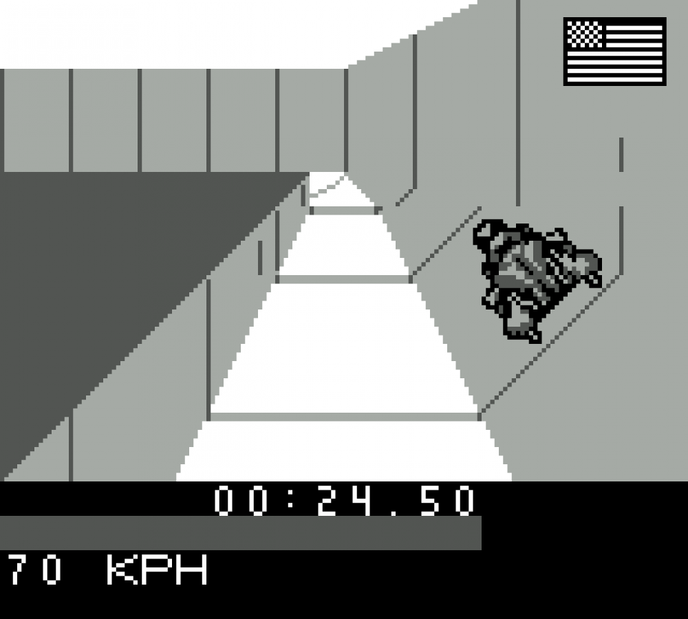Winter Olympic Games Lillehammer 94 Game Boy GB gameplay for retro video game enthusiasts featuring multi event sports gameplay winter Olympic competition alpine skiing speed skating ski jumping and track events simple arcade style controls and portable handheld classic sports gaming experience and collectible gaming appeal