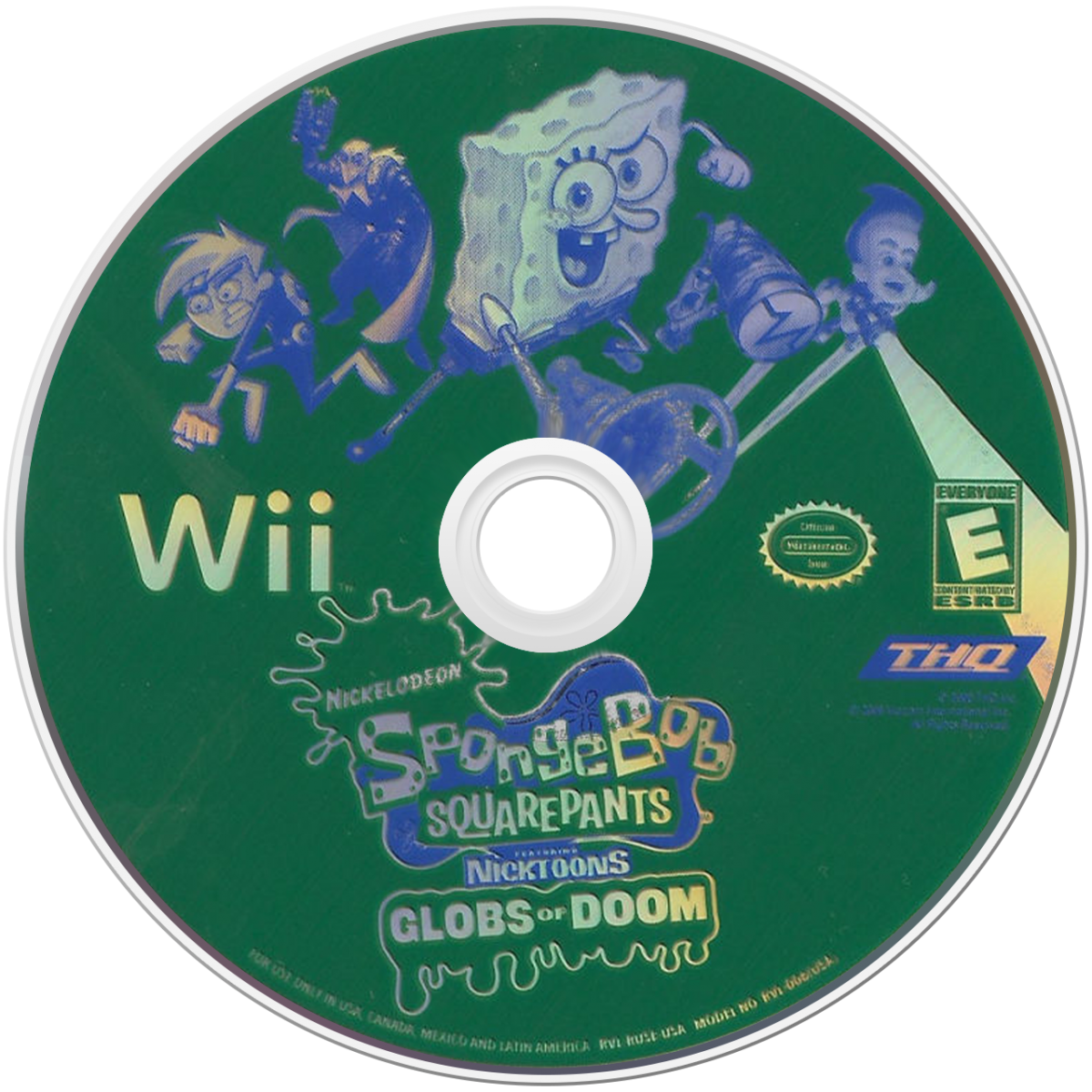 SpongeBob SquarePants Globs of Doom Nintendo Wii for action adventure video game fans featuring SpongeBob and Nickelodeon characters superhero transformations platforming combat colorful environments puzzle solving boss battles motion controls and family friendly gameplay collectible gaming appeal disc