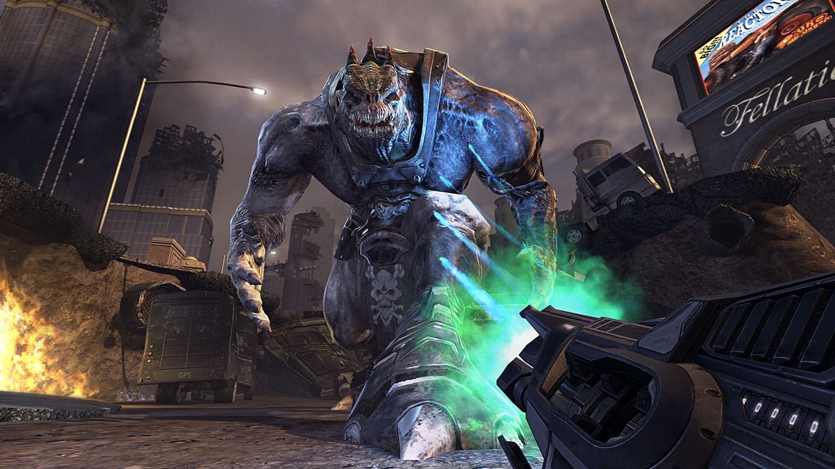 Duke Nukem Forever gameplay for PlayStation 3 (PS3) video game