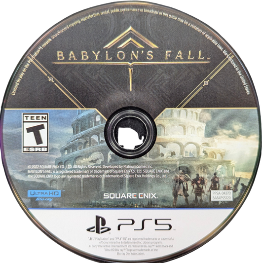 Babylon’s Fall PlayStation 5 action RPG hack and slash cooperative multiplayer up to four players Gideon clan tower climbing seasonal content weapon combat PlatinumGames Square Enix post-launch content campaign disc