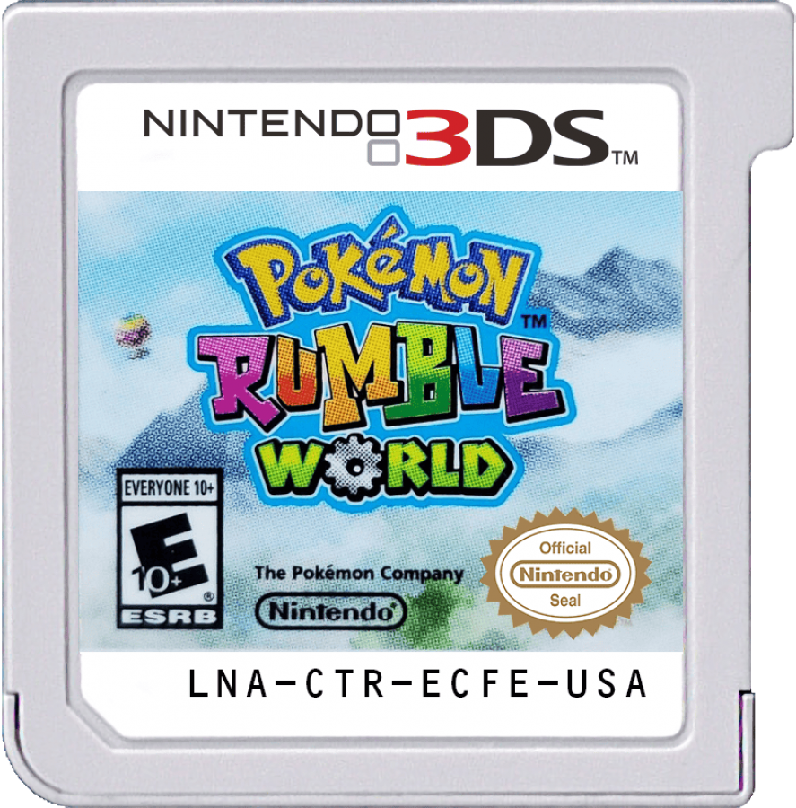 Pokémon Rumble World cartridge for Nintendo 3DS (3DS) video game