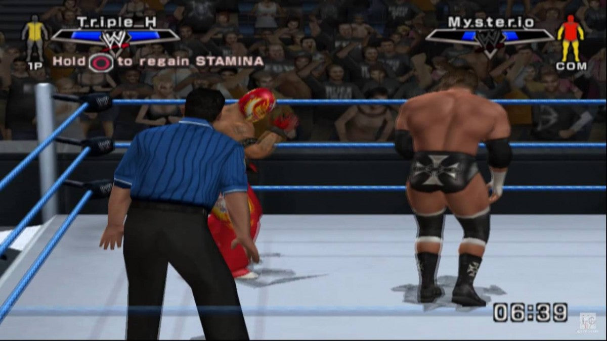 WWE SmackDown vs. Raw 2007 – gameplay for PlayStation Portable (PSP) professional wrestling fighting game