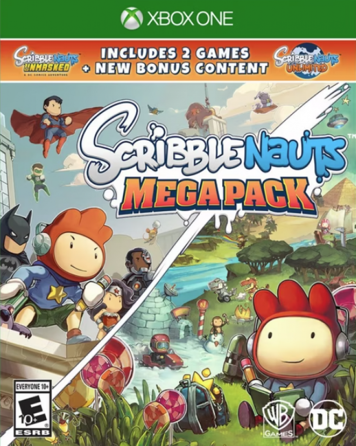 Scribblenauts Mega Pack – Xbox One (XONE) cover art for action-puzzle adventure video game