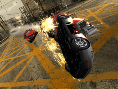 Burnout Revenge gameplay art for Xbox (XBOX) video game