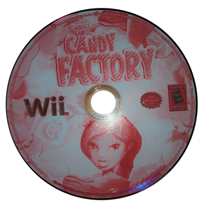 Candace Kane's Candy Factory front disc cover art for Nintendo Wii (Wii) video game