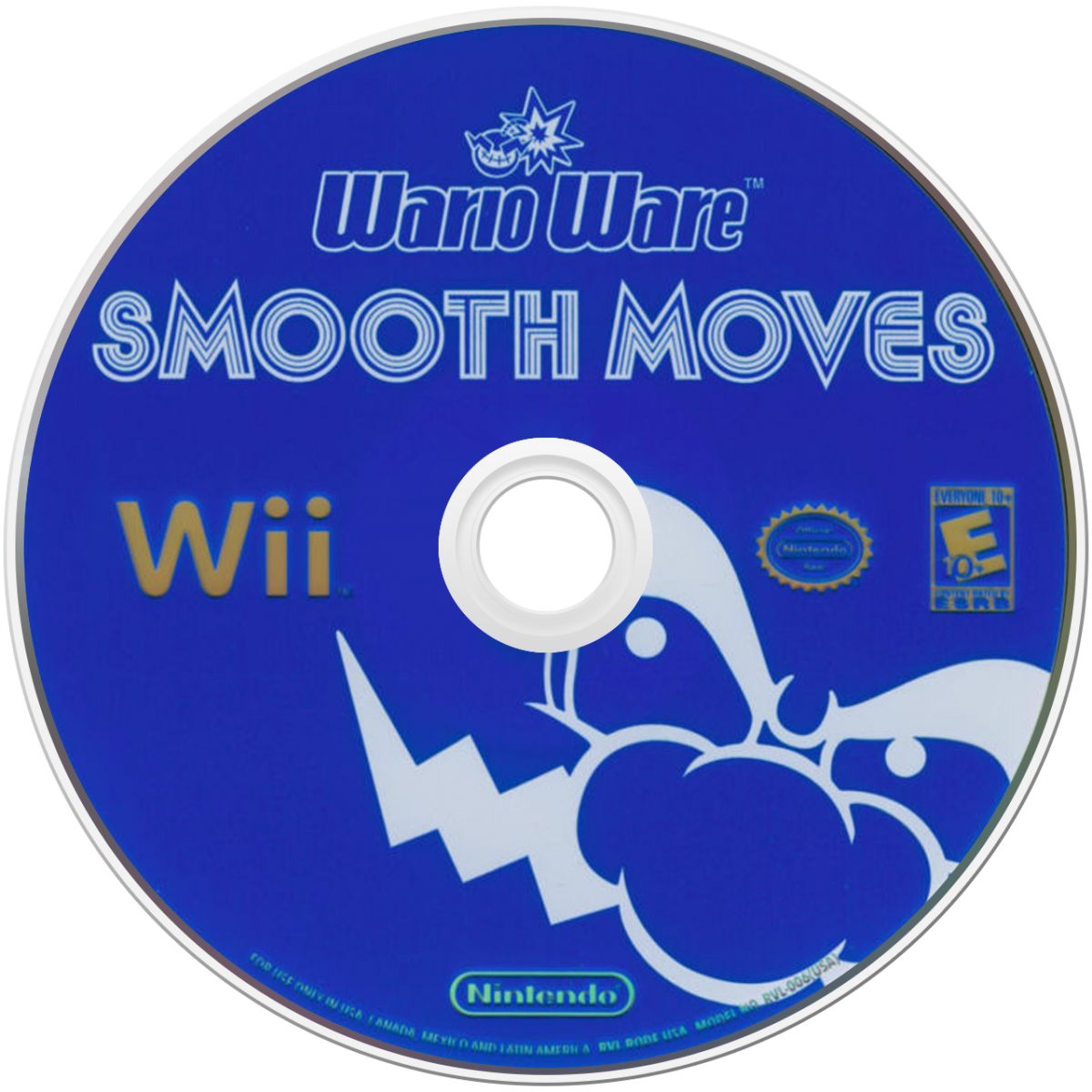 WarioWare Smooth Moves Wii game featuring fast-paced motion-controlled microgames, quirky humor, and chaotic party gameplay using Wii Remote gestures disc