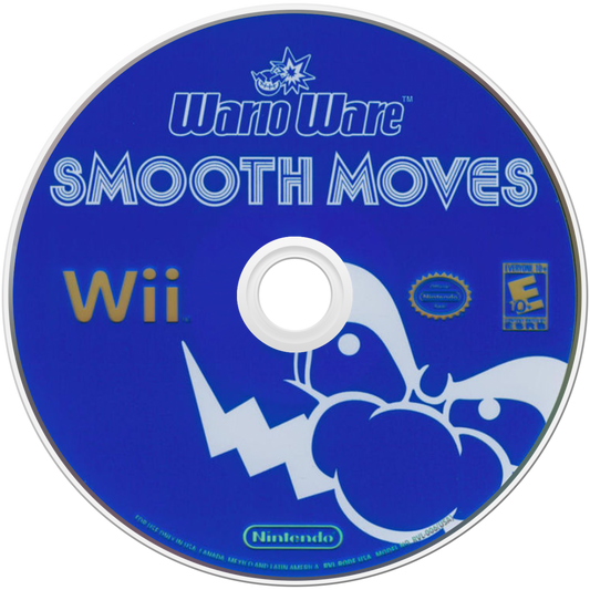 WarioWare Smooth Moves Wii game featuring fast-paced motion-controlled microgames, quirky humor, and chaotic party gameplay using Wii Remote gestures disc