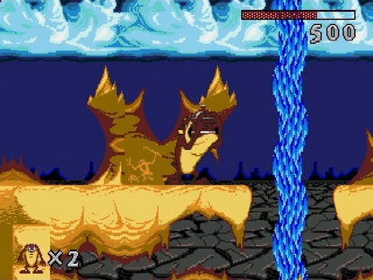 Taz-Mania Sega Genesis GEN video game featuring Taz platforming adventure gameplay Looney Tunes character action colorful environments enemy encounters obstacle courses power ups and classic 16 bit Sega gameplay retro video game collection collectible gaming appeal gameplay