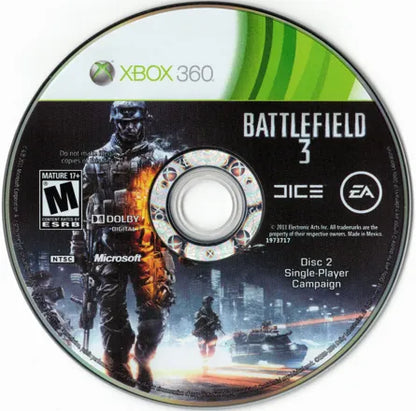 Battlefield 3 [Premium Edition] disc 2 for Xbox 360 (X360) video game
