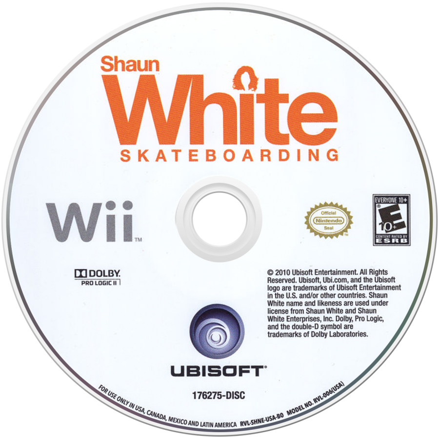 Shaun White Skateboarding – Nintendo Wii (Wii) skateboarding action sports video game disc