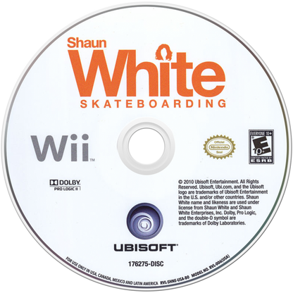 Shaun White Skateboarding – Nintendo Wii (Wii) skateboarding action sports video game disc