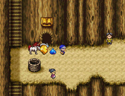 Dragon Warrior Monsters 2: Tara’s Adventure for Game Boy Color (GBC) at Gamers INC, featuring a deep monster-breeding RPG where you play as Tara to scout, tame, and synthesize monsters, explore randomly generated worlds through magical keys, and build the ultimate team in a charming classic Dragon Quest universe adventure gameplay screenshot