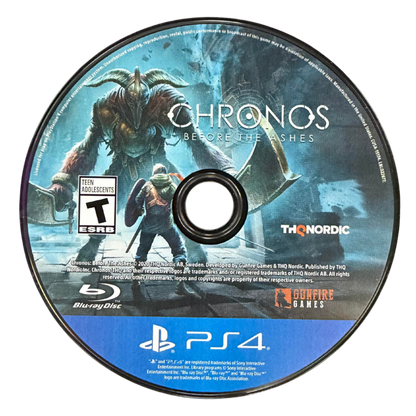 Chronos Before the Ashes PS4 Sony PlayStation 4 action RPG fantasy adventure dungeon crawler Soulslike combat puzzle exploration third person melee combat leveling system time based aging mechanic Gunfire Games PlayStation 4 software video game title disc