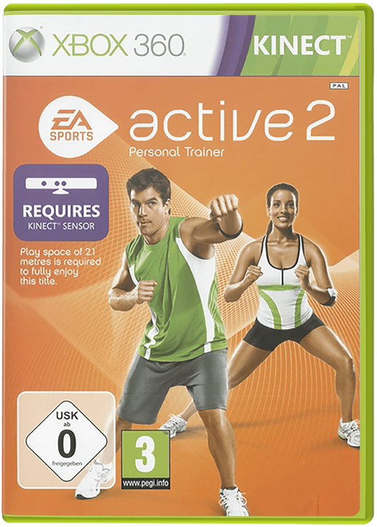 EA Sports Active 2 cover art for Xbox 360 (X360) fitness exercise video game