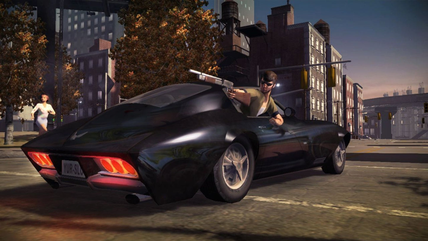 The Godfather II for PlayStation 3 open world crime action game based on the film featuring Mafia family management third person shooting missions strategy elements gameplay 
