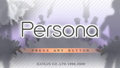 Shin Megami Tensei: Persona cartridge for the PlayStation Portable featuring turn based RPG gameplay with social simulation elements demon summoning and strategic battles in a modern Japanese high school setting gameplay 
