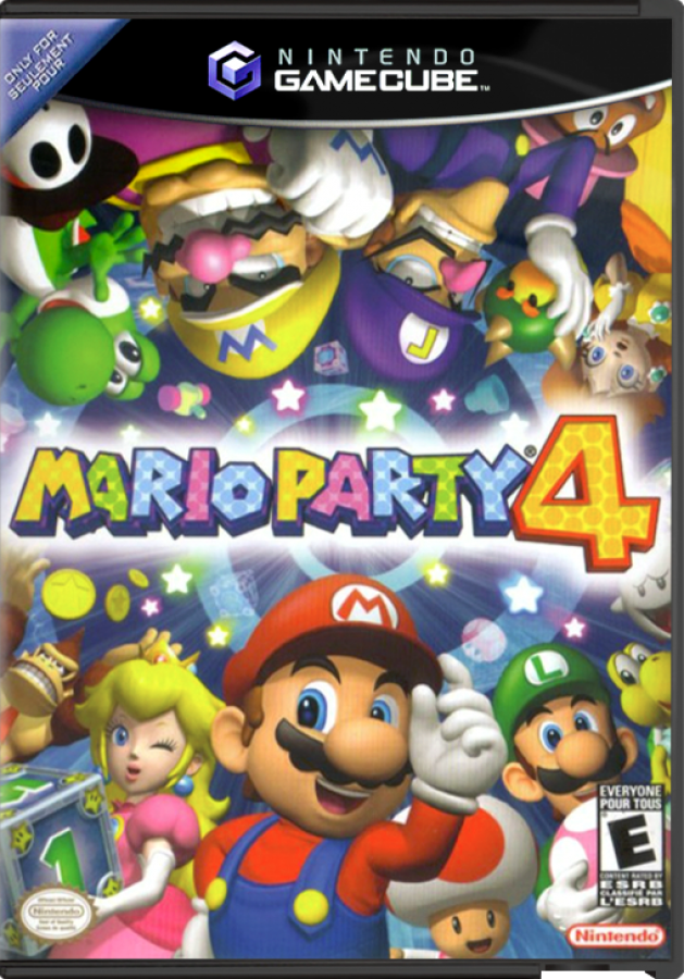 Mario Party 4 – GameCube (GC) Front Cover Art for Mario Party 4 GameCube Game