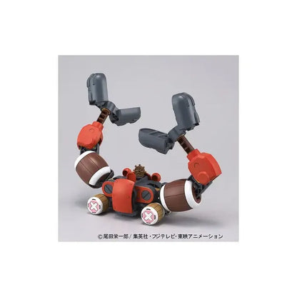 Chopper Robo Crane One Piece Bandai Hobby Chopper Robo model kit inspired design featuring buildable robotic vehicle aesthetic Tony Tony Chopper themed mechanical construction colorful anime inspired design articulated components collectible model building and display presentation