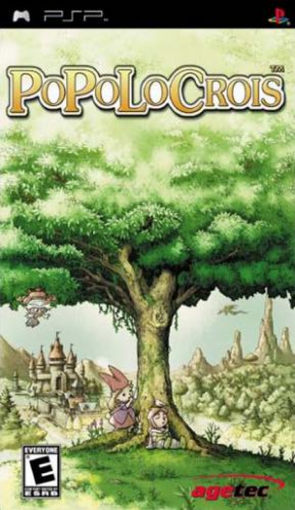 PoPoLoCrois – PlayStation Portable (PSP) Front Cover Art for this playstation portable psp game