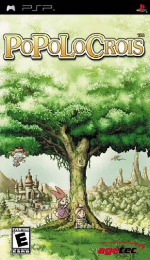 PoPoLoCrois – PlayStation Portable (PSP) Front Cover Art for this playstation portable psp game