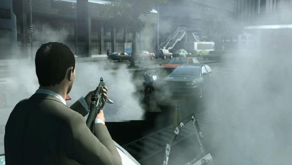 Retro Kane and Lynch Dead Men Xbox 360 inspired design featuring dark crime thriller shooter aesthetic vintage HD era mercenary fugitive storyline intense gunfights chaotic urban environments gritty cinematic action fugitive escape narrative nostalgic third person shooter presentation gameplay