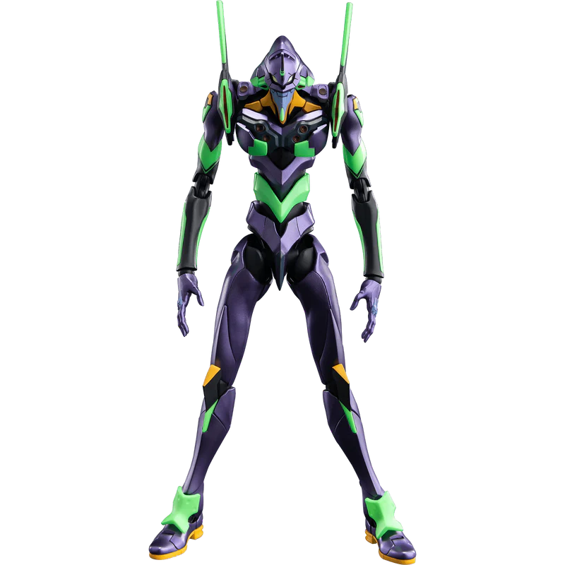Blokees Evangelion Test Type 01 Action Edition Model Kit featuring Neon Genesis Evangelion inspired collectible model building kit articulated action figure design detailed assembly display worthy craftsmanship anime collectible hobby kit and collectible gaming appeal