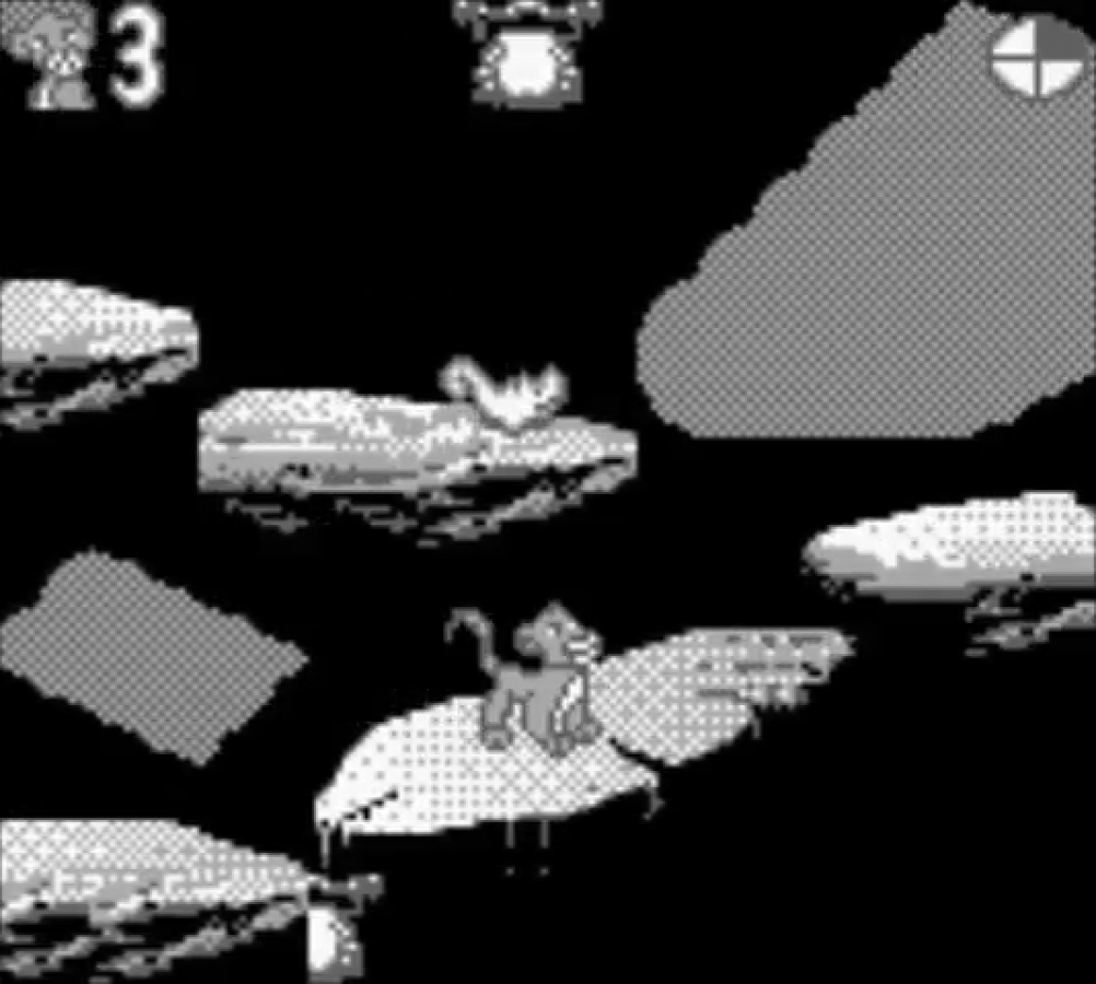 The Lion King gameplay for Game Boy (GB) video game