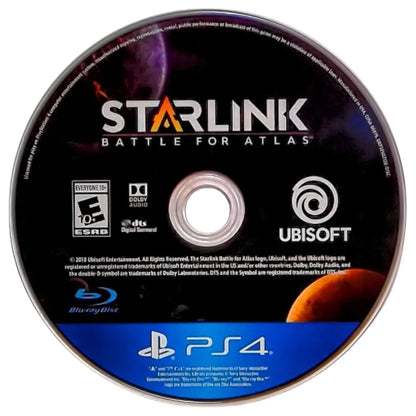 Starlink Battle for Atlas PlayStation 4 PS4 open-world space action-adventure game with modular starships interchangeable parts planetside exploration Ubisoft toys-to-life disc