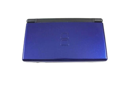 Nintendo DS Lite Cobalt and Black handheld gaming console.