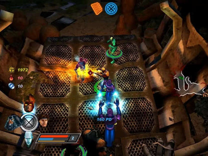 X-Men Legends II: Rise of Apocalypse for PlayStation Portable (PSP) at Gamers INC, featuring the epic action-RPG that unites the X-Men and the Brotherhood of Mutants against the ultimate threat of Apocalypse, allowing you to build a powerful four-player dream team from over 16 playable characters with customizable superpowers, deep RPG progression, and handheld-exclusive content for mutant mayhem on the go gameplay screenshot