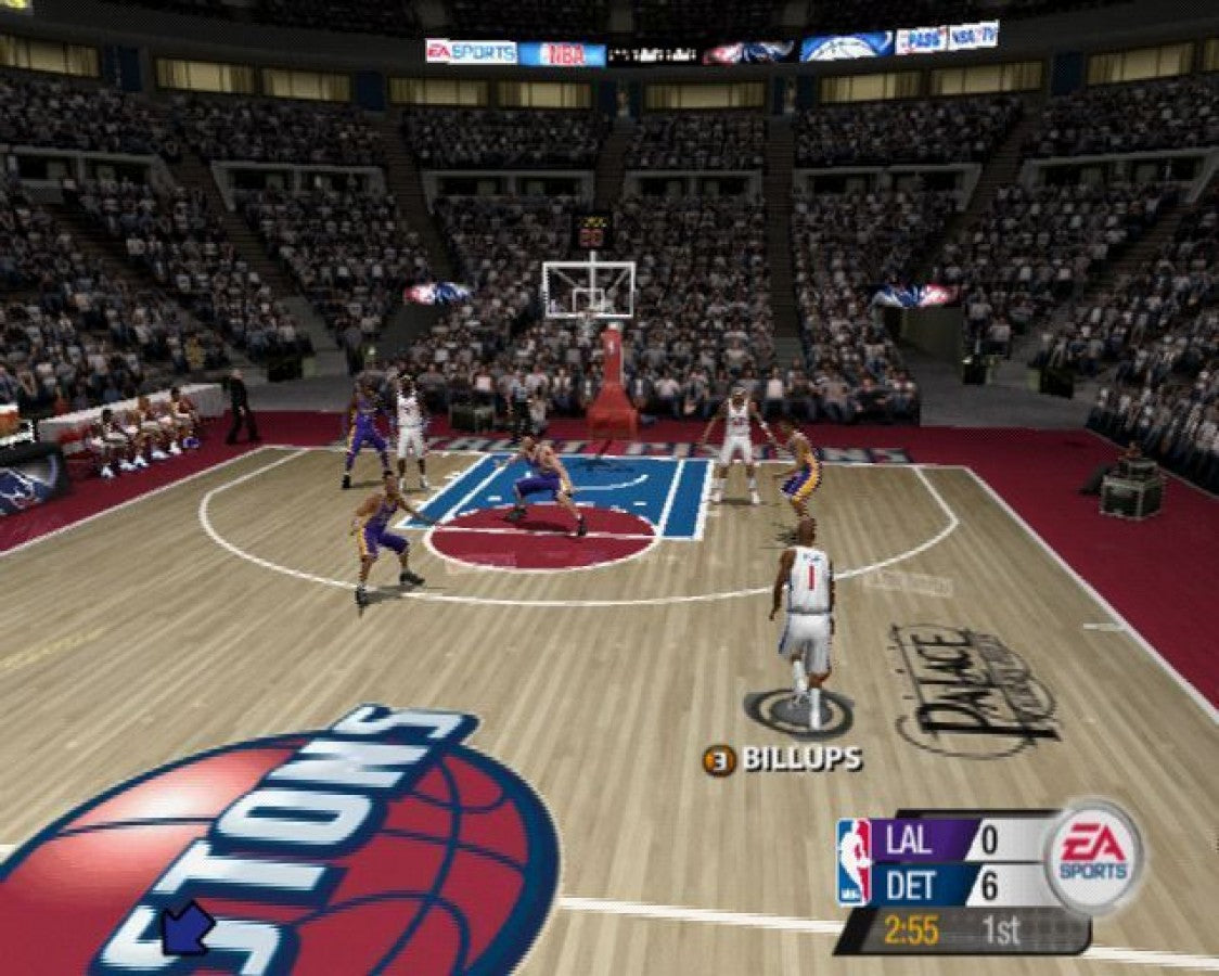 NBA Live 2005 – PlayStation 2 (PS2) basketball sports video game gameplay