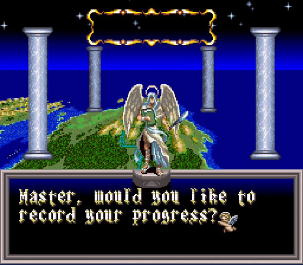 Act Raiser 2 game play image for Super Nintendo Entertainment System SNES retro video game