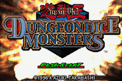 Yu-Gi-Oh!: Double Pack 2 start menu for Game Boy Advance (GBA) video game