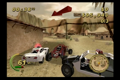 Smuggler's Run Greatest Hits edition for PlayStation 2 off road driving action game featuring open desert environments mission based gameplay vehicle chases arcade style racing gameplay