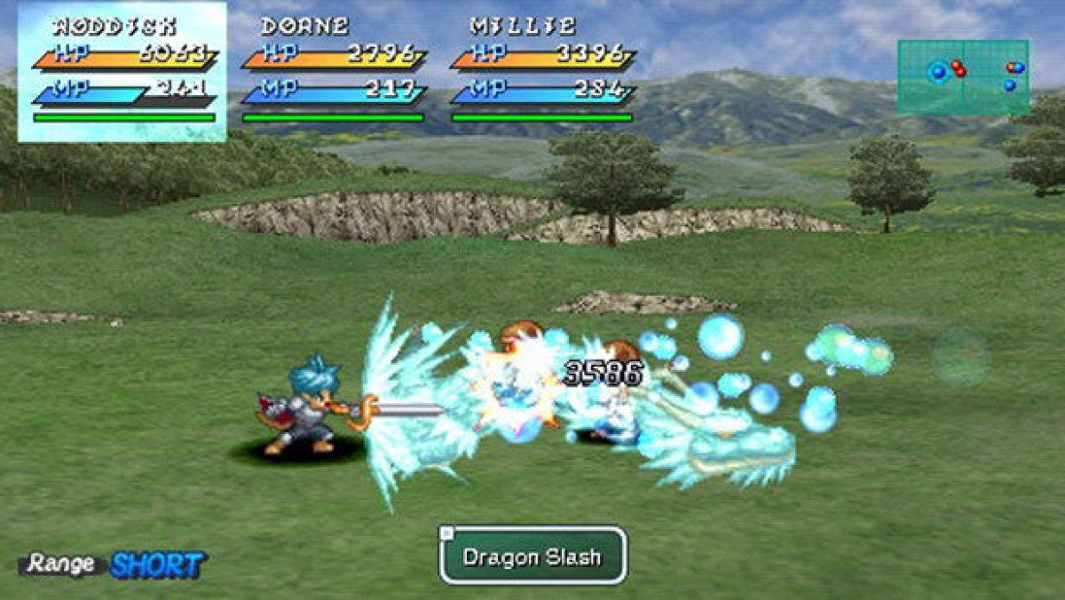 Star Ocean: First Departure gameplay for PlayStation Portable (PSP) action role-playing game