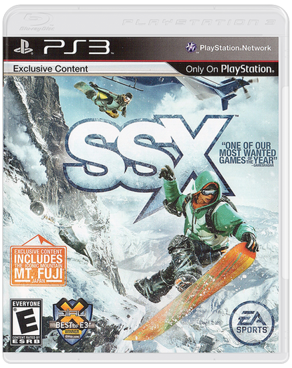 SSX cover art for PlayStation 3 (PS3) video game