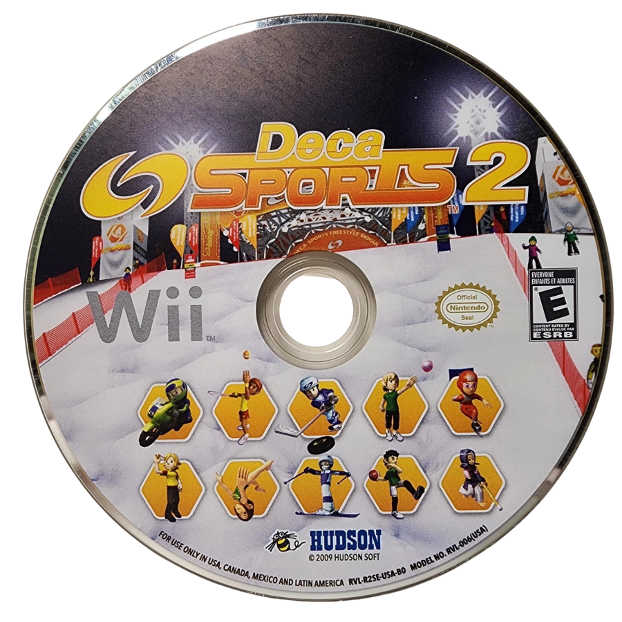 Deca Sports 2 disc for Nintendo Wii (Wii) video game