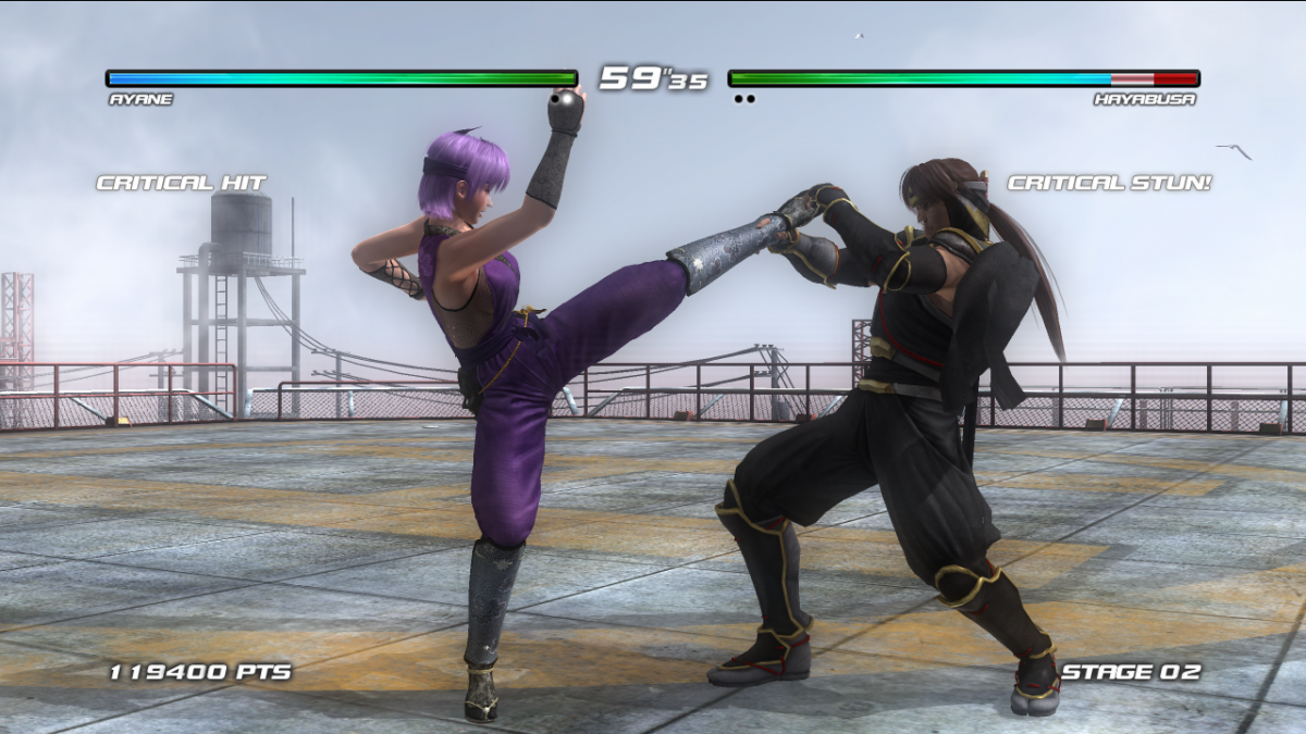Dead or Alive 5 Ultimate PlayStation 3 fighting game with enhanced graphics expanded roster dynamic stages tag team battles and deep counter system for Sony PlayStation 3 console gameplay screenshot