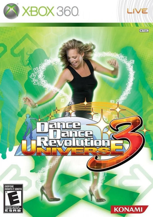Dance Dance Revolution Universe 3 cover art for Xbox 360 (X360) video game